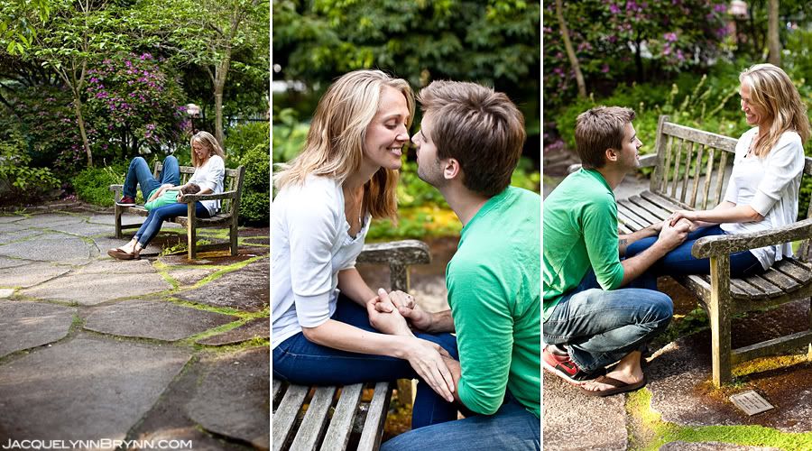 Parson Park Bench Engagement, Parson Park Engagement, Jacquelynn Brynn Photography