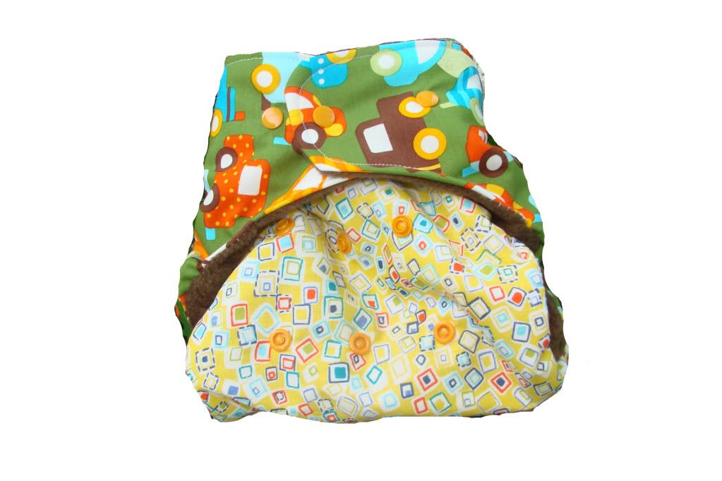 Crunchy Congo Knit Month<br>Cow Patties Cloth Diapers<br>Toy Cars OS ai2