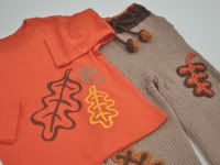 Autumn Comes a Calling<br>Knit Longies Set by Knoodle Knits<br>18 month