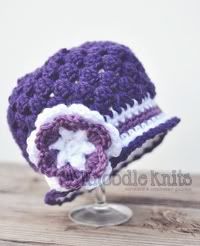 Ebeth's Princess Beanie<br>Made-to-Order<br>Knit Hat by Knoodle Knits