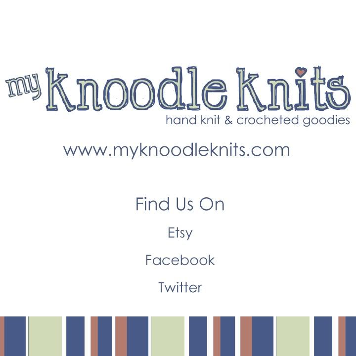 Knoodle Knits<br>Find Us on Etsy and HyenaCart