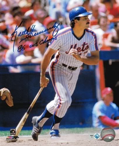  Keith Hernandez "86 WS Champs" 8x10