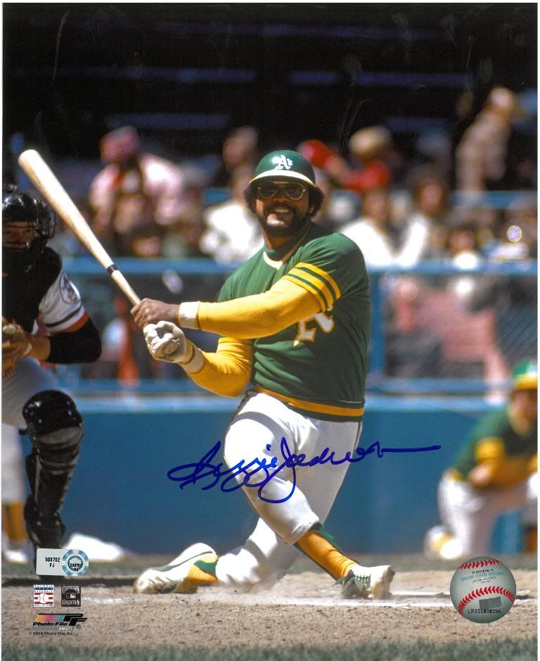 Reggie Jackson (Oakland) Autographed 8x10