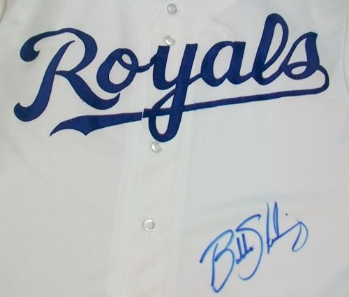 Bubba Starling Autographed Replica White Majestic Jersey (Royals)