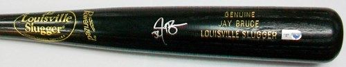 Jay Bruce Autographed Black Louisville Slugger Bat