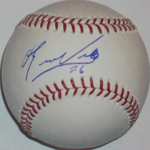 Eduardo Nunez Autographed Baseball