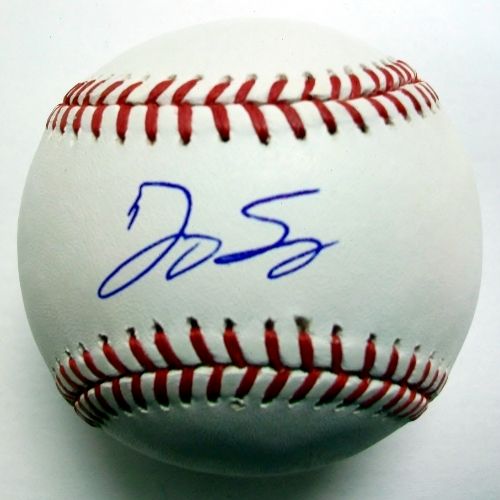George Springer Autographed Baseball