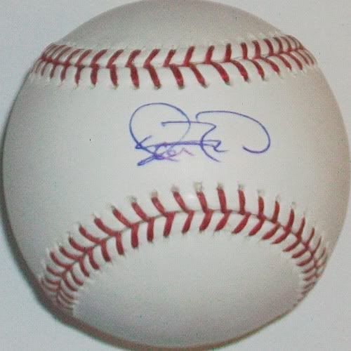 Aaron Rowand Autographed Baseball