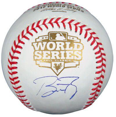 Buster Posey Autographed 2012 World Series Baseball