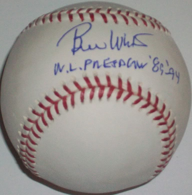  Bill White "NL President 89/94" Baseball