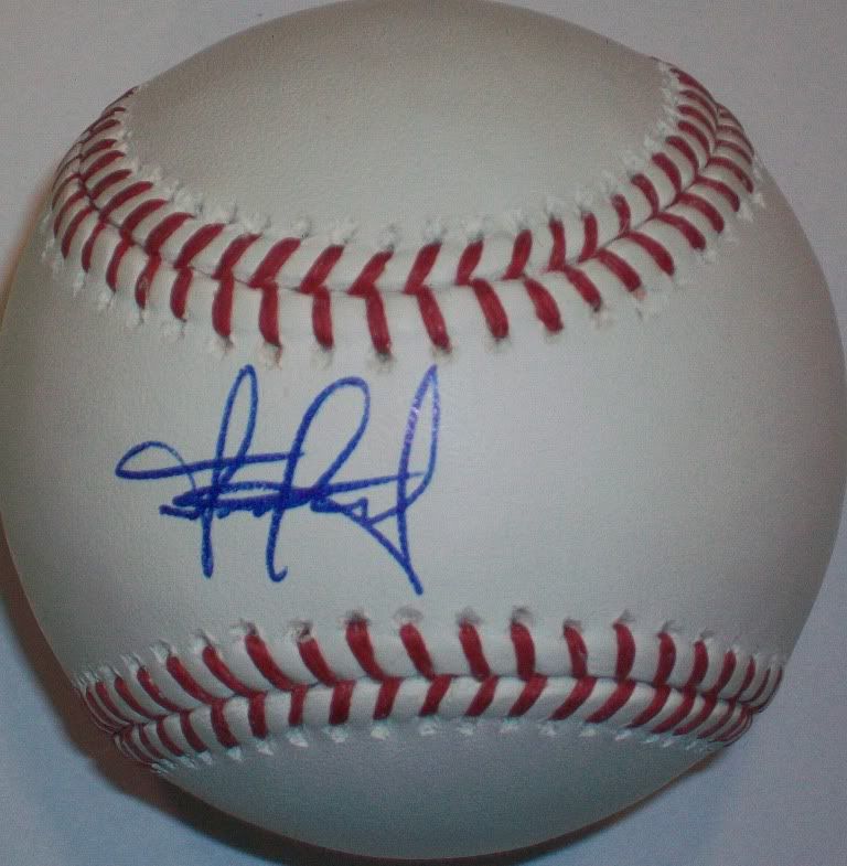 Francisco Martinez Autographed Baseball