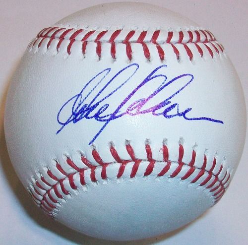 Garret Anderson Autographed Baseball