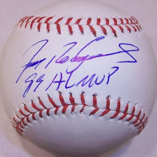 Ivan Rodriguez Autographed "99 AL MVP" Baseball