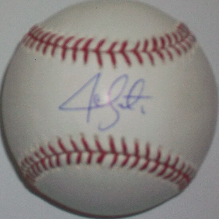 Jon Lester Autographed Baseball