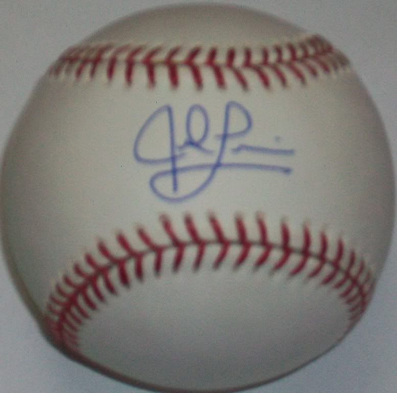 Jed Lowrie Autographed Baseball