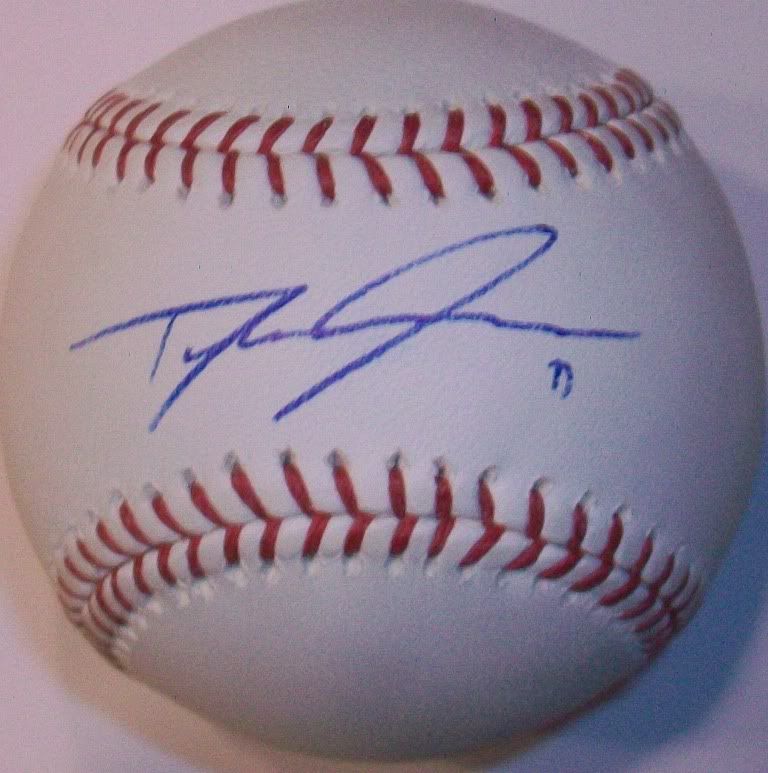 Tyler Skaggs Autographed Baseball
