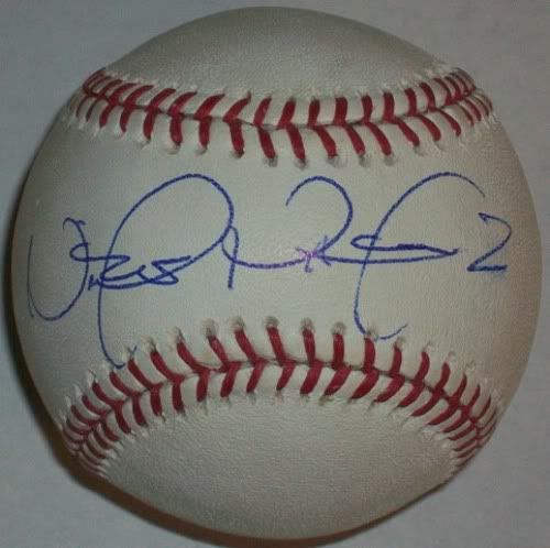 Victor Martinez Autographed Baseball