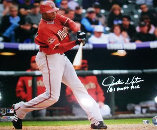  Justin Upton "#1 Draft Pick" 16x20