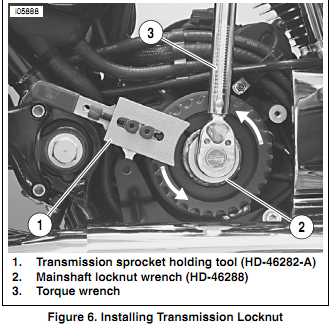 Harley Transmission Sprocket Locking Tool