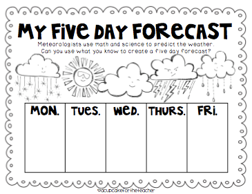 Printables, weather  for worksheets printable Whimsical the for Teacher: Weather & kindergarten More {Craftivities,
