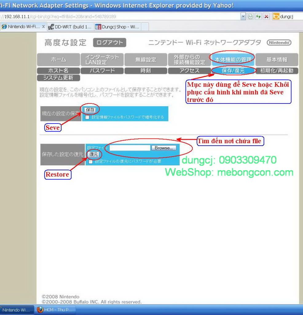 Hướng dẫn cách config Router Wifi Game Nintendo đến từ JAPAN - 15