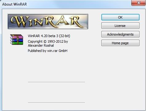 برنامج WinRar 4.20 Beta3وينرارعملاق الملفات بآخر إصدار كاملاً الكراك