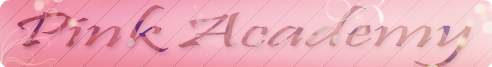 Pink Academy ♥ banner