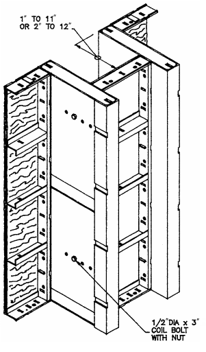 Typical Wall Pilaster Form Typical Wall Pilaster Form