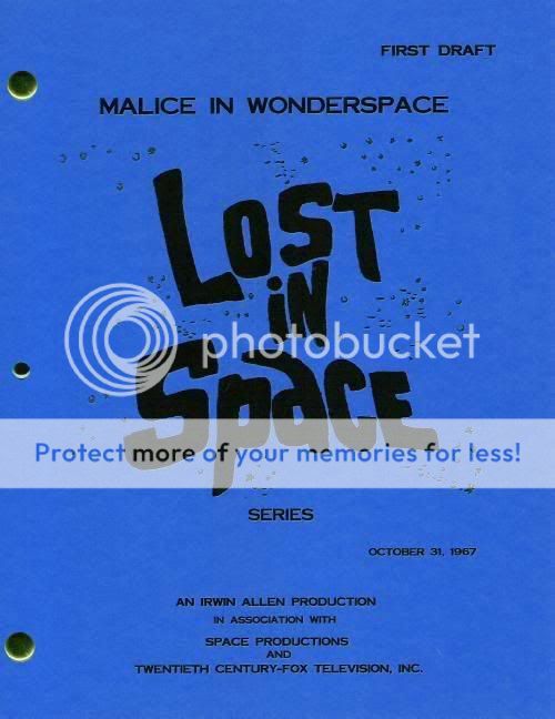 Lost in Space Unfilmed Script Malice in Wonderspace Guy Williams Billy 