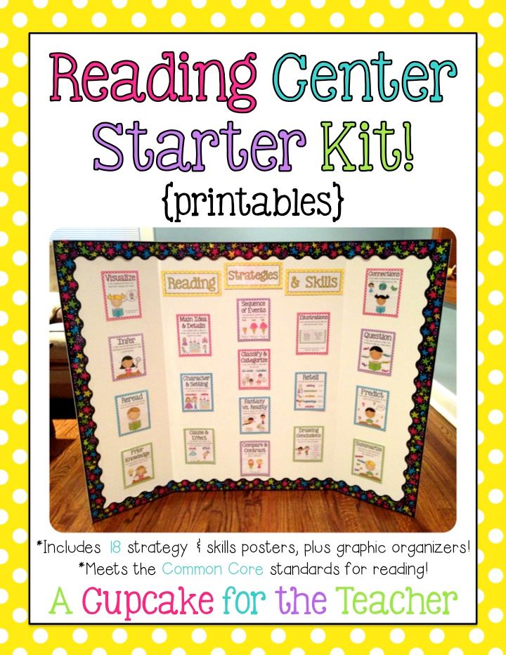 Make setting up a reading center in your classroom a breeze with my Reading Center Starter Kit for K - 3rd!
