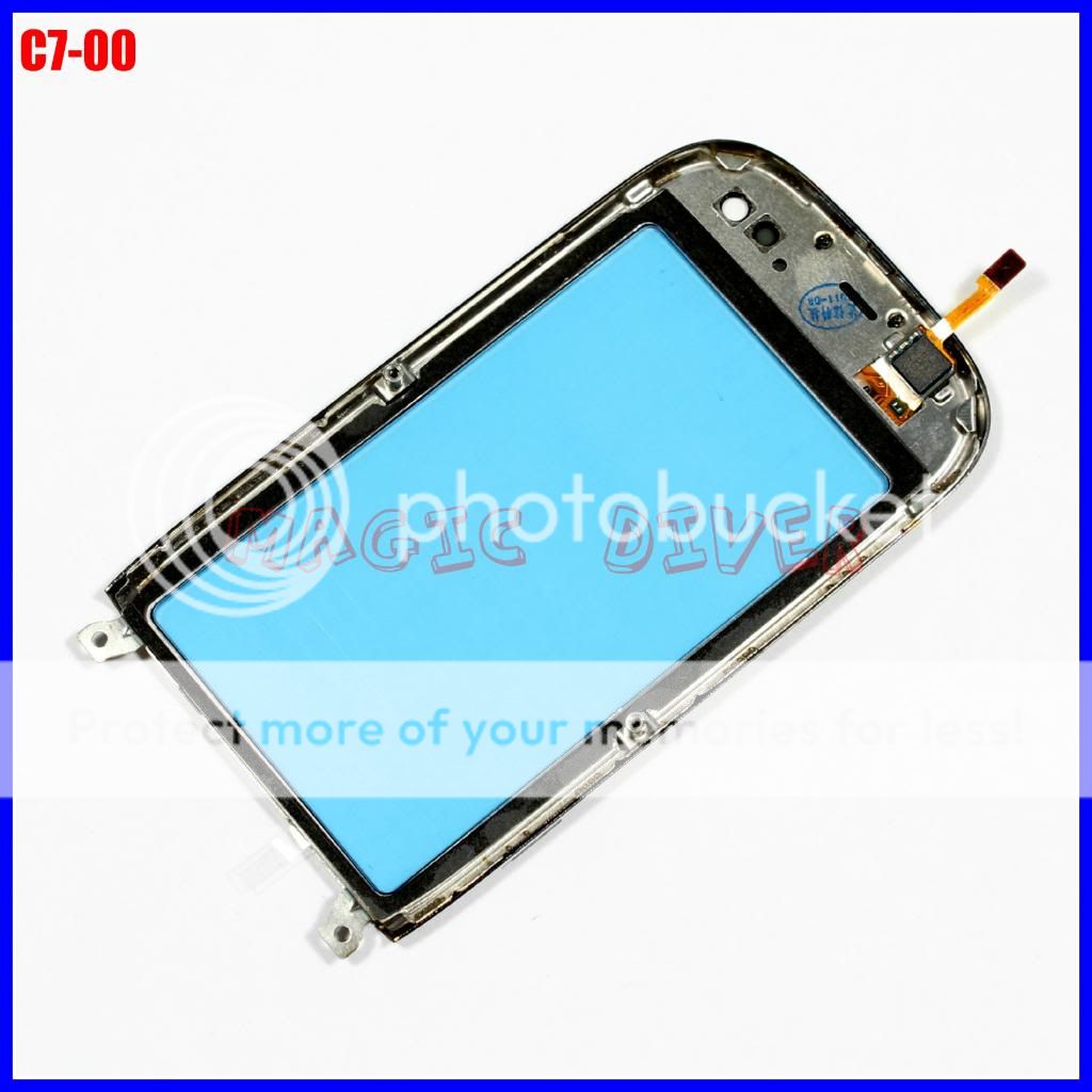 Touch Screen Glass Digitizer + Frame Replacement For Nokia C7 00 