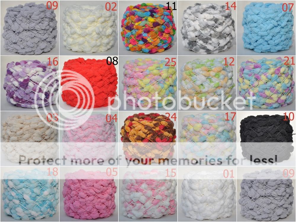   Skeins,Beautiful/Pretty Soft Pompon Scarf/Shawl Yarn;19 Colors  