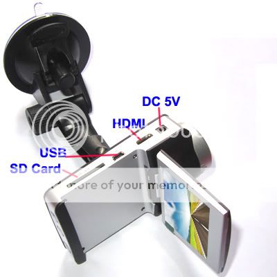   TFT Color LCD HD 720P Vehicle Camera Car DVR Camera Recorder H800