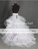 styles petticoat ,optional new Wedding Prom Dress  