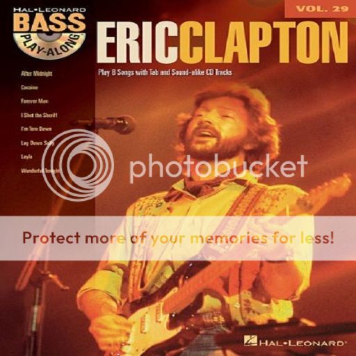 Eric Clapton Bass Play-Along Volume 29 Album Art